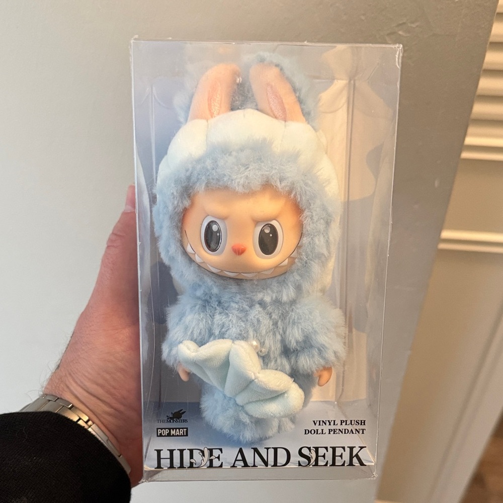 Pop Mart Hide and Seek Labubu AKA Merbubu- Very Rare 100% Authentic